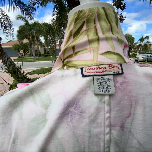 Jamaica Bay Elegant Floral Women's Jacket Sz S - Picture 6 of 7